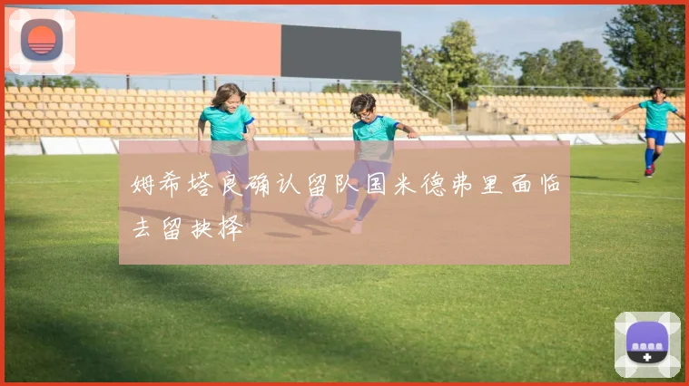 姆希塔良确认留队国米德弗里面临去留抉择